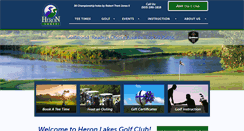 Desktop Screenshot of heronlakesgolf.com